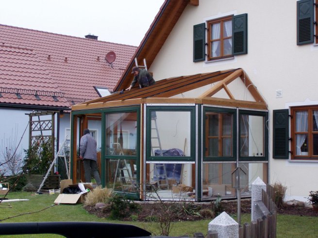 Pfosten-Riegel-Bauweise