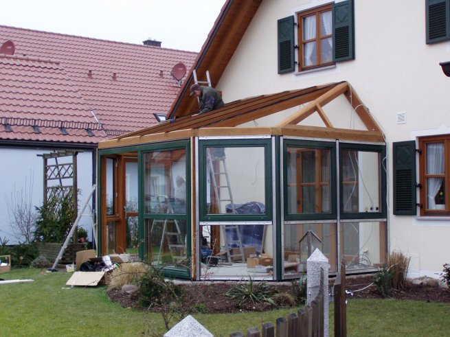 Pfosten-Riegel-Bauweise