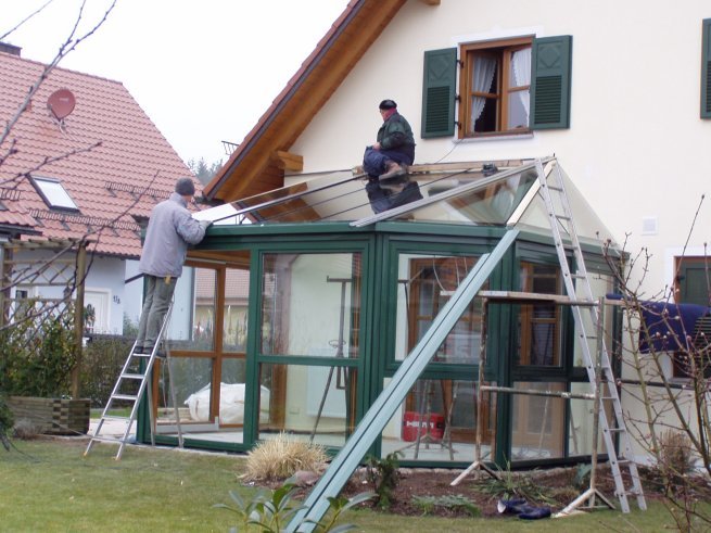 Pfosten-Riegel-Bauweise