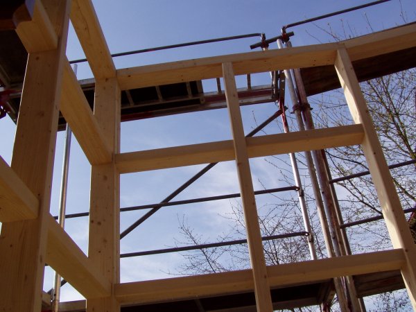 Pfosten-Riegel-Bauweise